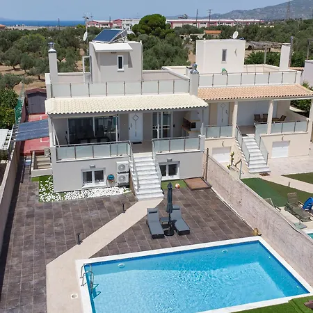 Villa Blue Horizon - Pool&sports Court I Sea View Isthmia