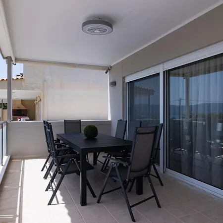 Villa Blue Horizon - Pool&sports Court I Sea View Isthmia